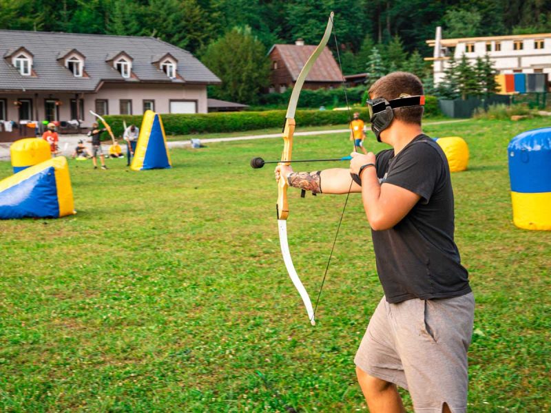 imagen archery tag tiro con arco complejo esgueva Valladolid