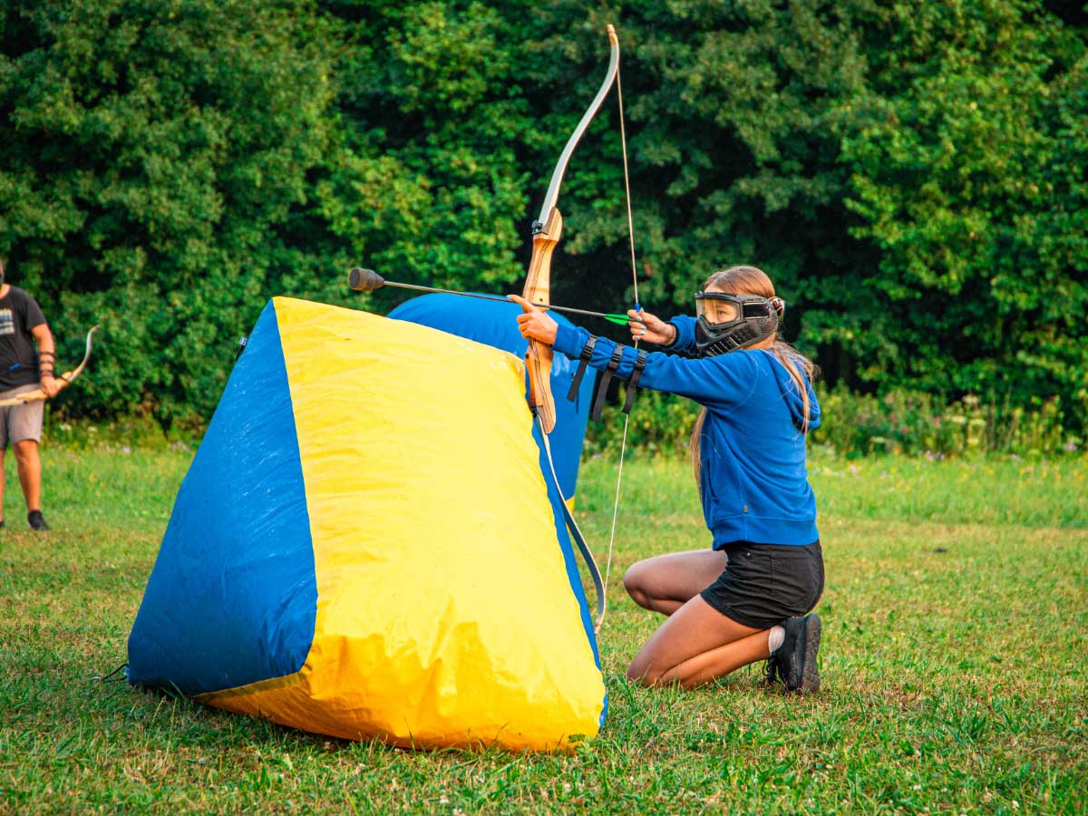 imagen archery tag tiro con arco complejo esgueva Valladolid